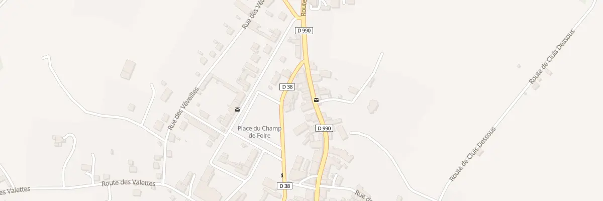 Plan du 19 Rue du Pont Paillard à Cluis