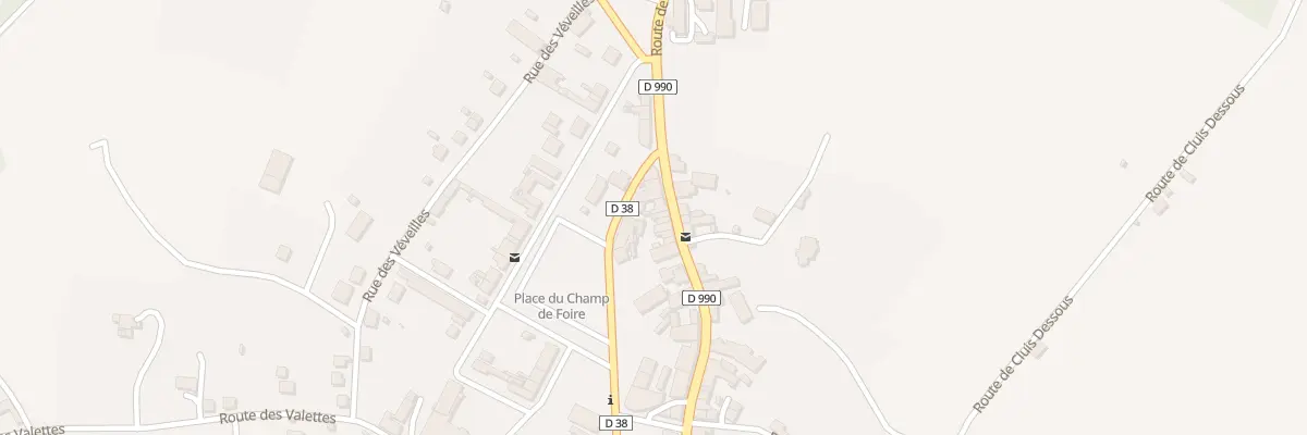 Plan du 25 Rue du Pont Paillard à Cluis