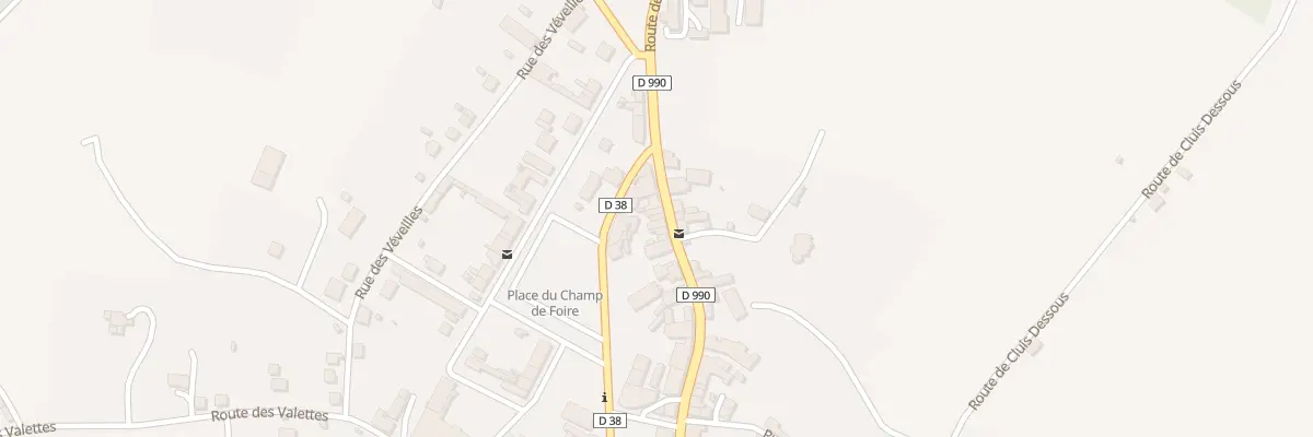 Plan du 23 Rue du Pont Paillard à Cluis