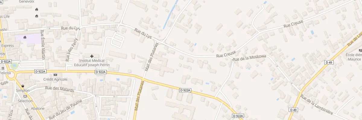Plan du 5 Rue Creuse à Romorantin-Lanthenay