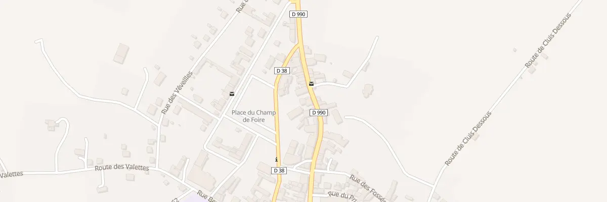 Plan du 5711 Rue du Pont Paillard à Cluis