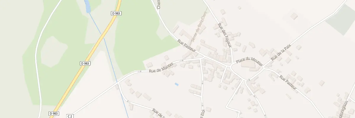 Plan du 1 Rue de Mantes à Fontenay-Saint-Père