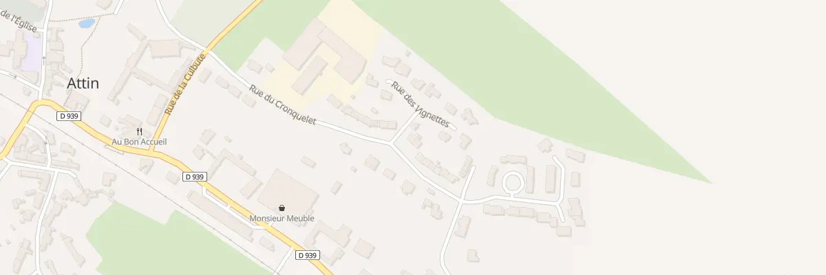 Plan du 24 Rue du Cronquelet à Attin