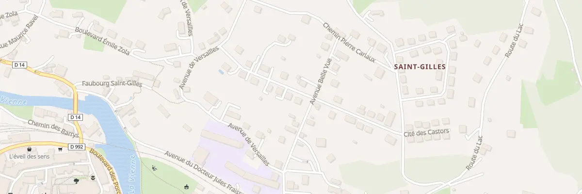 Plan du 12 Av Bel Air à Eymoutiers