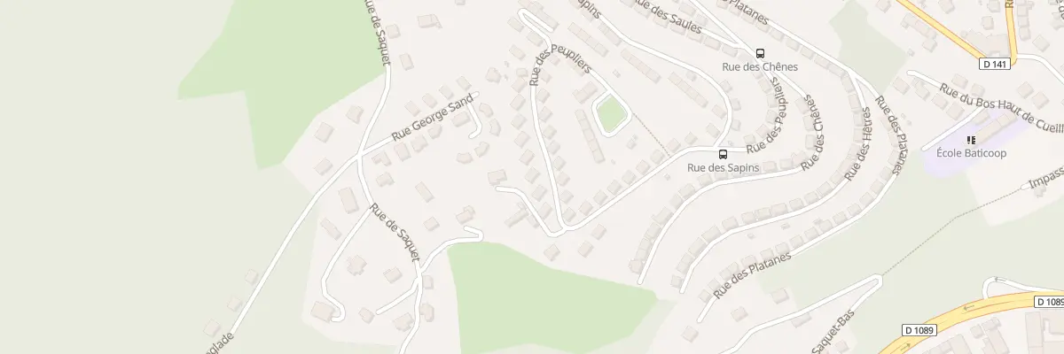 Plan du 5 Rue des Peupliers à Tulle