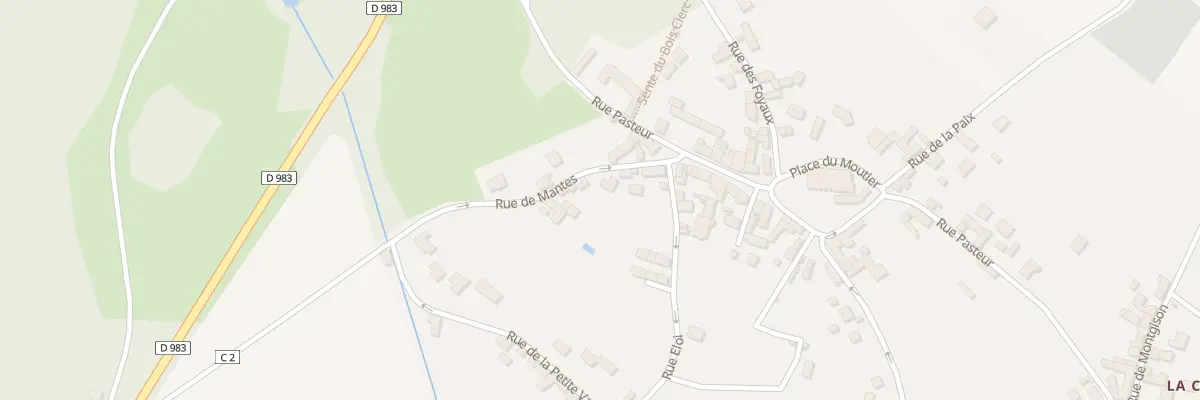 Plan du 10B Rue de Mantes à Fontenay-Saint-Père