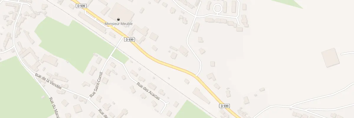 Plan du 40 Rte Nationale 39 à Attin