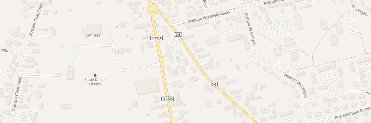 Plan du 10 Rue de Langon à Romorantin-Lanthenay