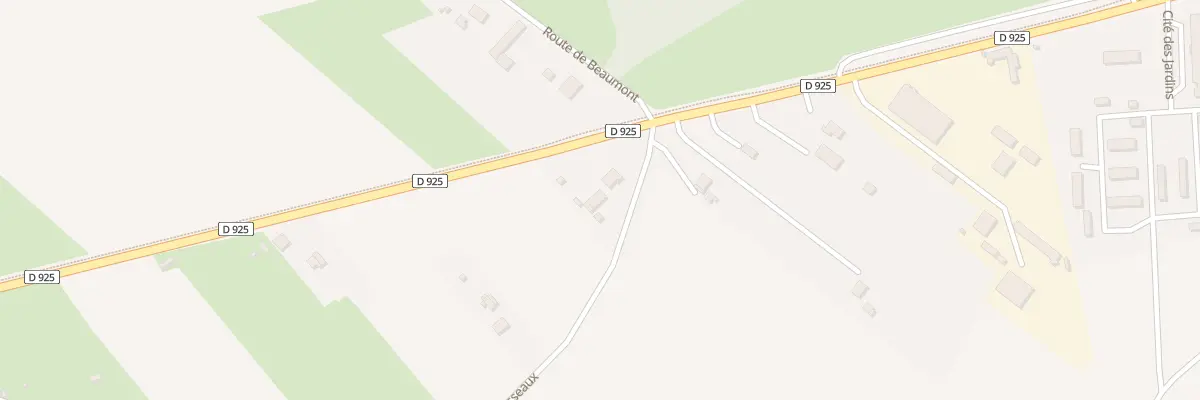 Plan du 33 Rue des Prés de Mousseaux à Déols