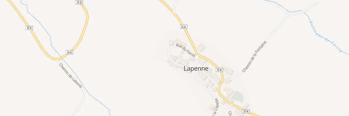 Plan du 14 Rue du Barry à Lapenne