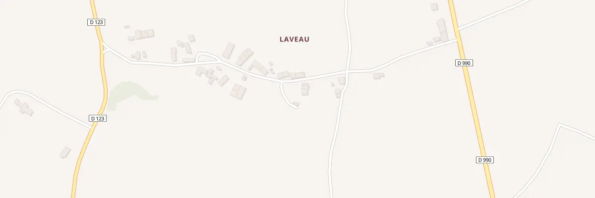 Plan du 11 Laveau à Cluis