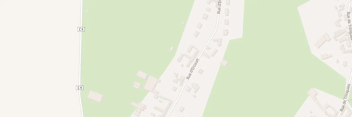 Plan du 22B Rue d’Ercourt à Béhen