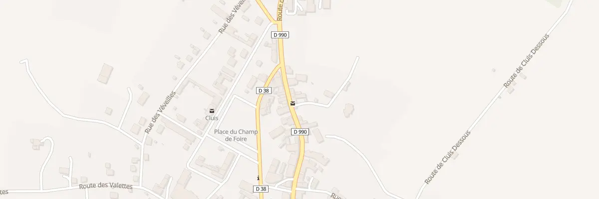 Plan du 24 Rue du Pont Paillard à Cluis