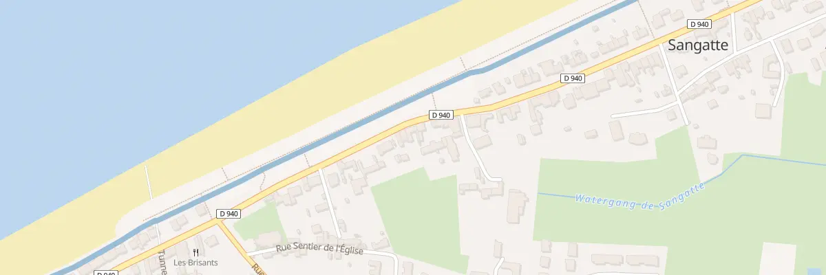 Plan du 1995 Route Départementale 940 à Sangatte