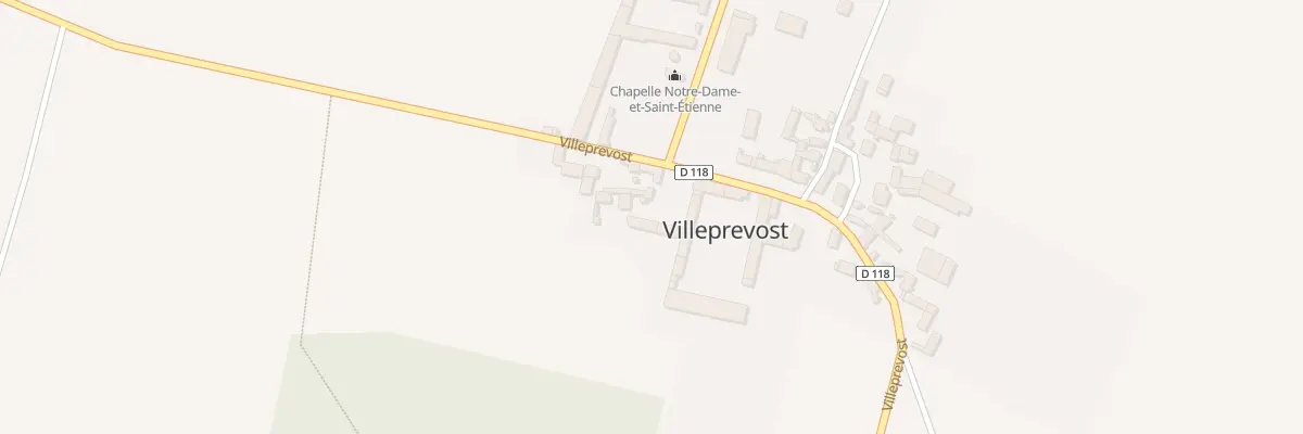 Plan du 14 Villeprevost à Tillay-le-Péneux