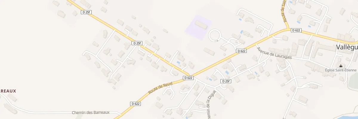 Plan du 4 Rte de Trébons à Vallègue