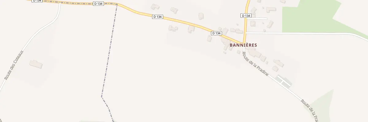 Plan du 85 Rte de Montcabrier à Bannières