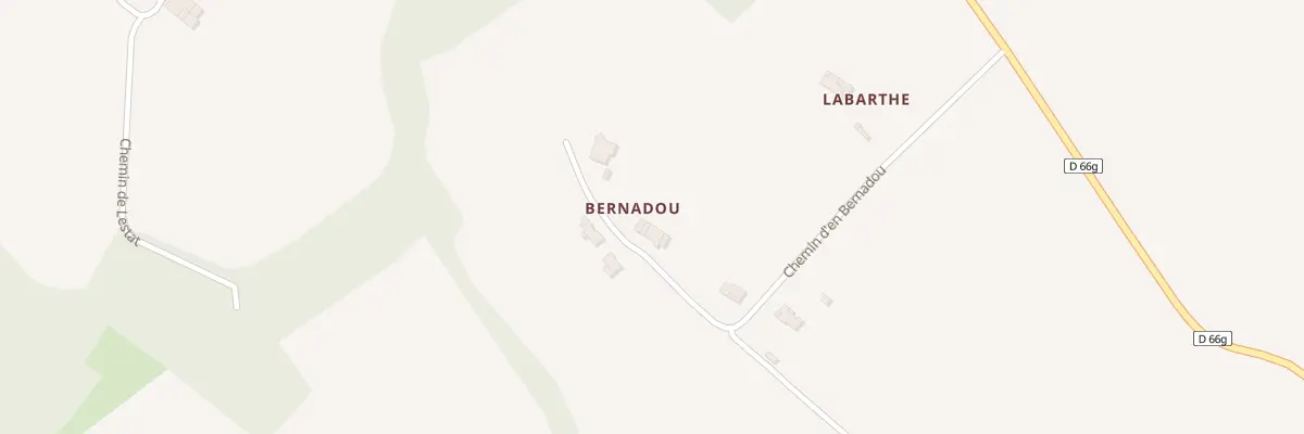 Plan du 400 Che Chemin d’En Bernadou à Mascarville