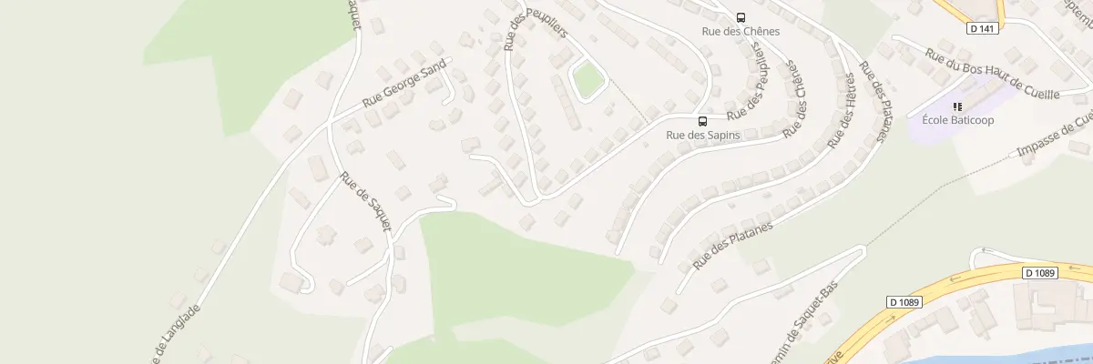 Plan du 40 Rue des Peupliers à Tulle