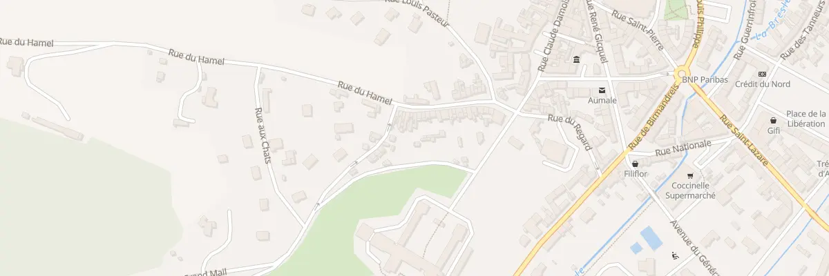 Plan du 27 Rue du Hamel à Aumale