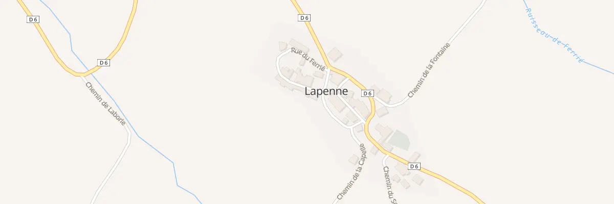 Plan du 3 Rue du Barry à Lapenne