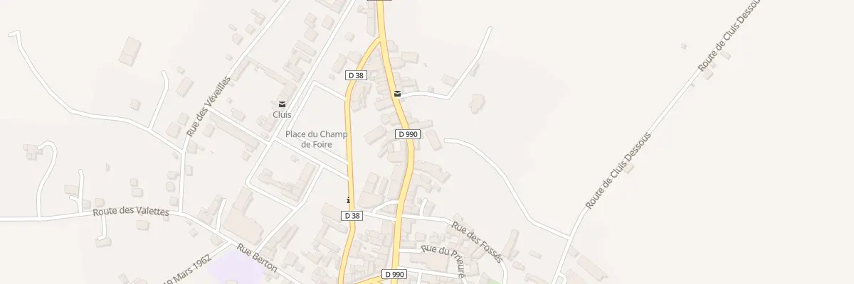 Plan du 14 Rue du Pont Paillard à Cluis