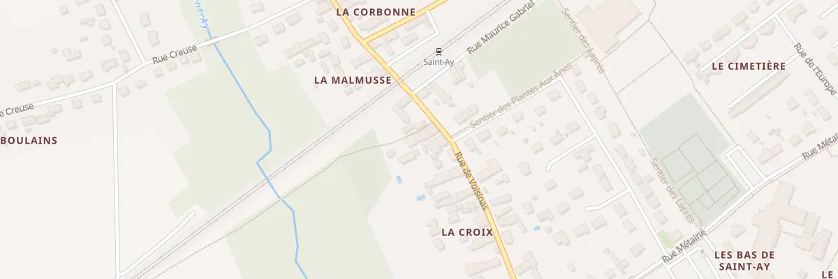 Plan du 47 Rue de Voisinas à Saint-Ay
