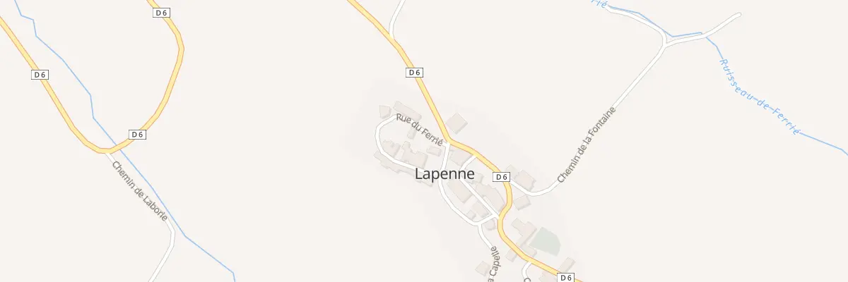 Plan du 23 Village de Lapenne à Lapenne