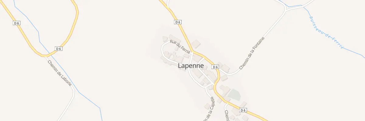 Plan du 4 Rue du Barry à Lapenne