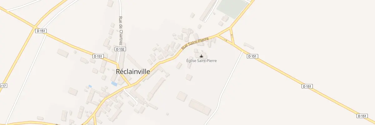 Plan du 7 Rue Saint Pierre à Réclainville