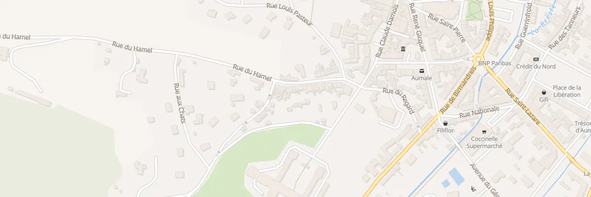 Plan du 25 Rue du Hamel à Aumale