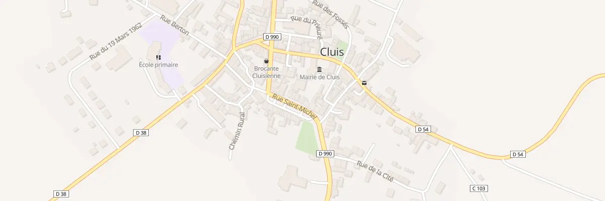 Plan du 27 Rue Saint-michel à Cluis
