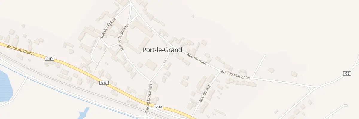 Plan du 10B Rue du Haut à Port-le-Grand