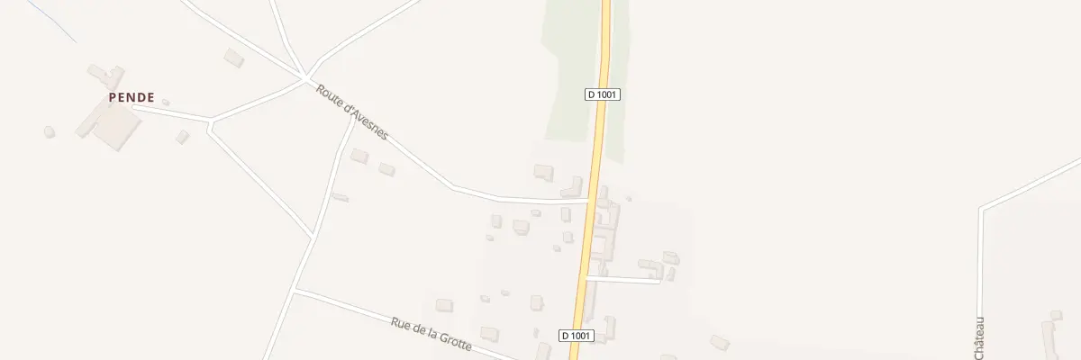 Plan du 2 Rte d’Avesnes à Vron