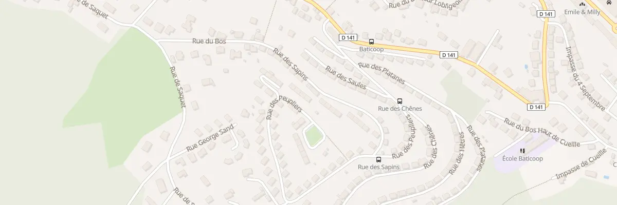 Plan du 21 Rue des Sapins à Tulle