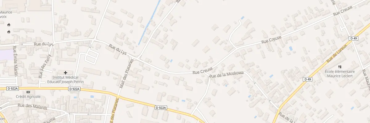 Plan du 8B Rue Creuse à Romorantin-Lanthenay