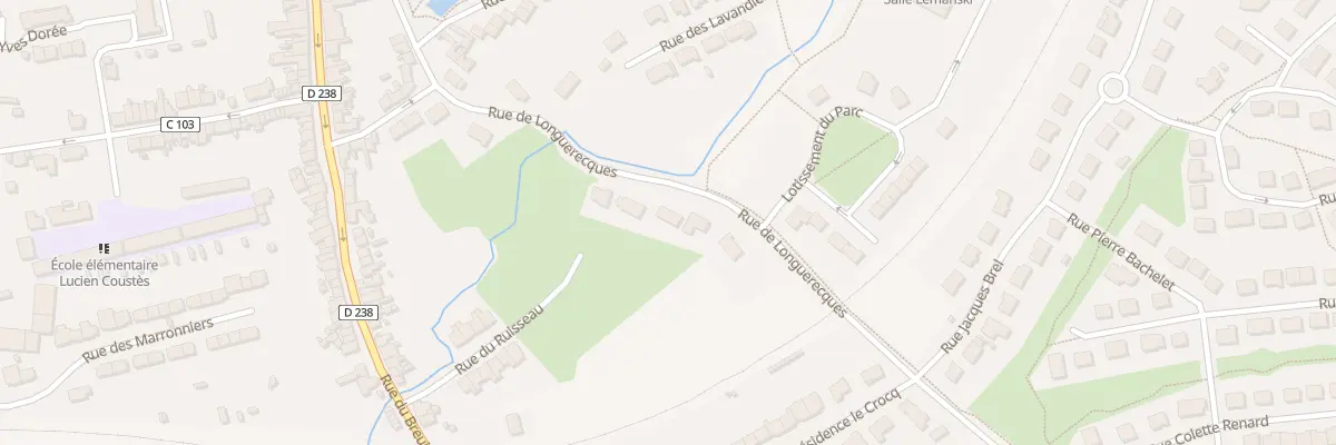 Plan du 184 Rue de Longuerecques à Samer