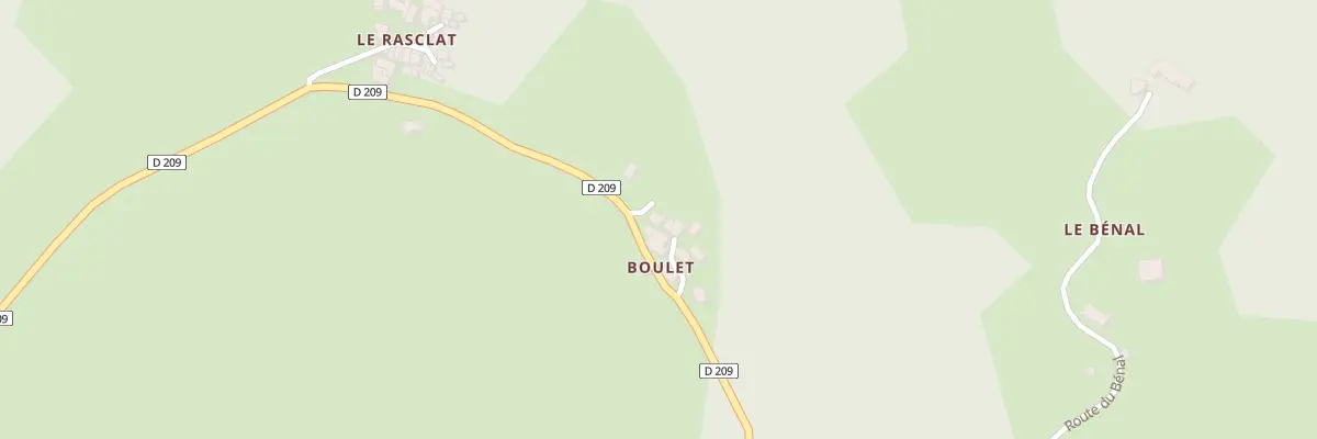 Plan du 48B Boulet à Freychenet