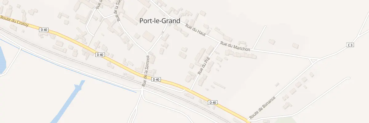 Plan du 6 Rue du Pré à Port-le-Grand
