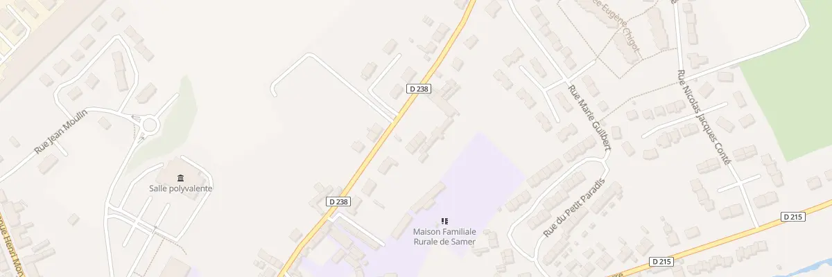 Plan du 406 Rue de Questrecques à Samer