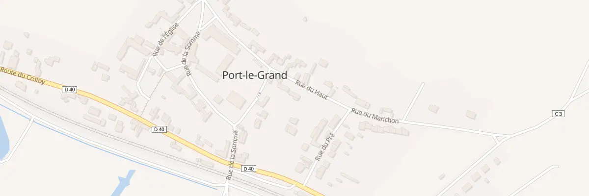 Plan du 6B Rue du Haut à Port-le-Grand