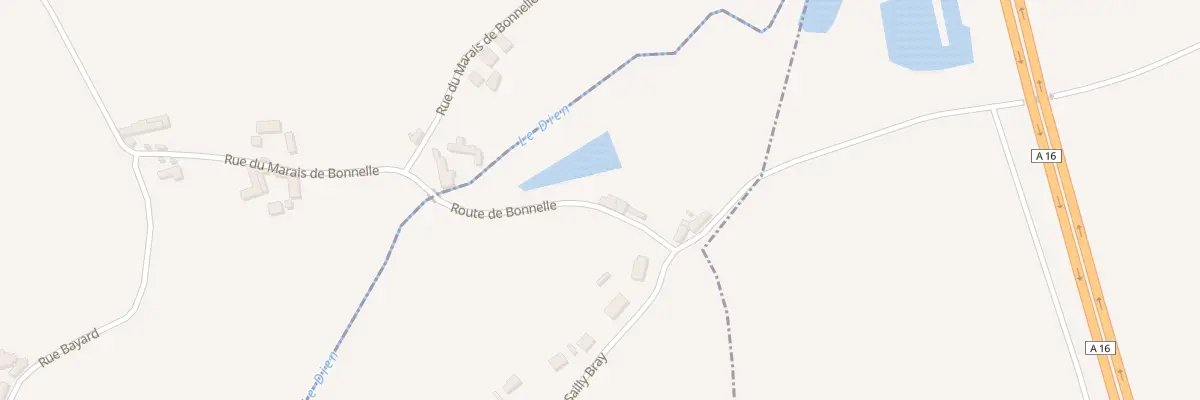 Plan du 8 Rte de Bonnelle A Sailly à Noyelles-sur-Mer