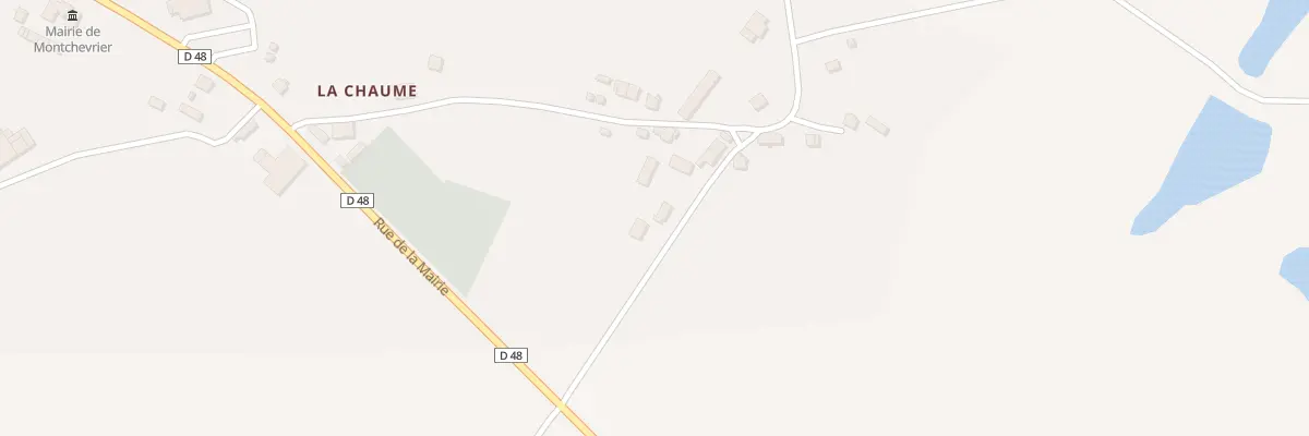 Plan du 4 La Chaume à Montchevrier