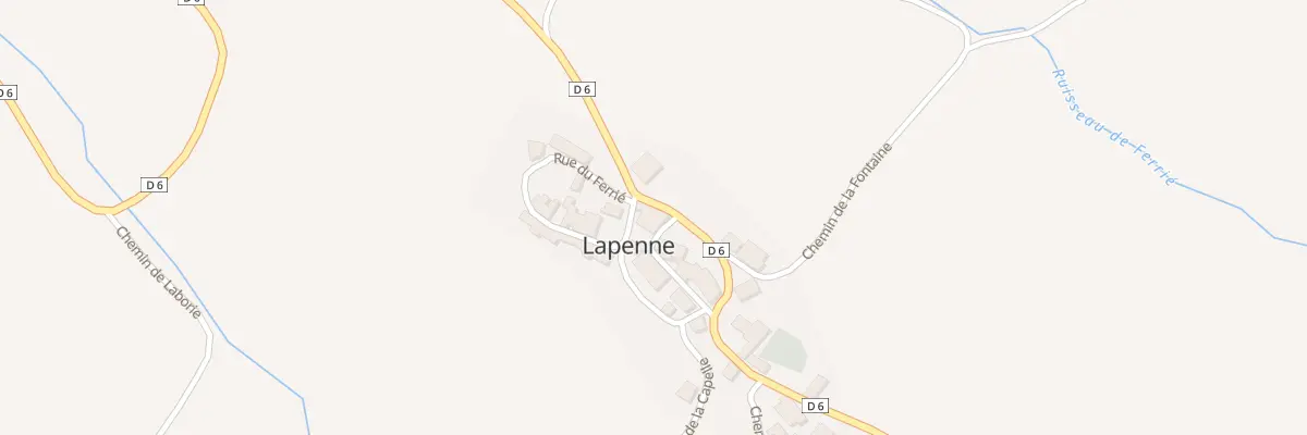 Plan du 10 Rue de la Mairie à Lapenne