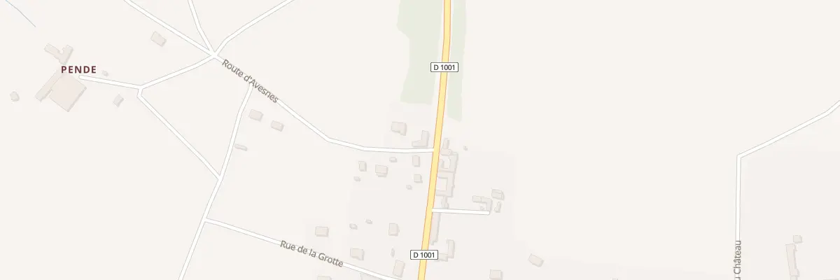 Plan du 73 Vc Route Nationale à Vron