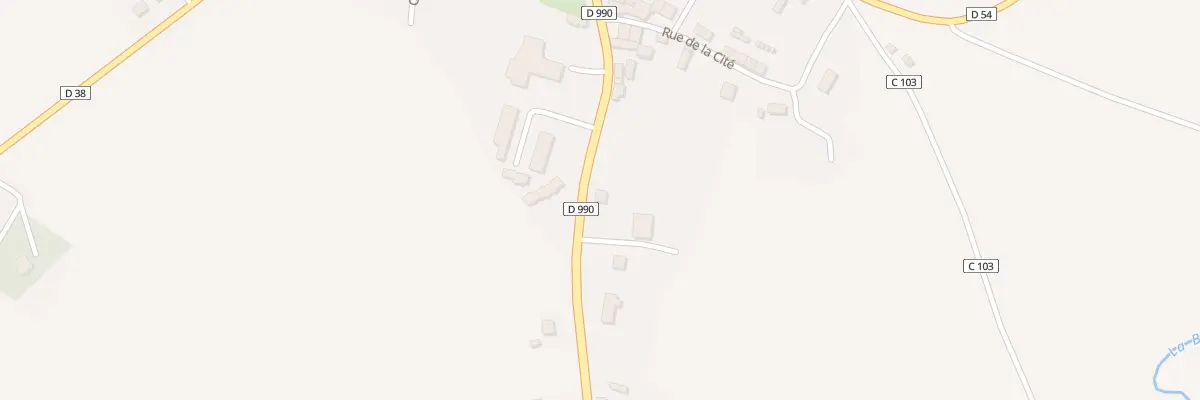 Plan du 21 Rte d’Aigurande à Cluis