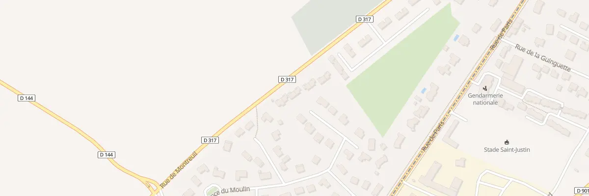 Plan du 6 Rue de Montreuil à Campigneulles-les-Petites