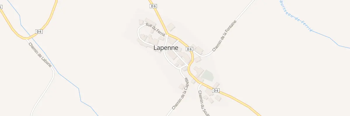Plan du 8 Rue du Presbytère à Lapenne
