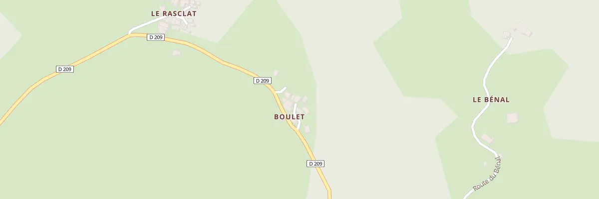 Plan du 107 Boulet à Freychenet