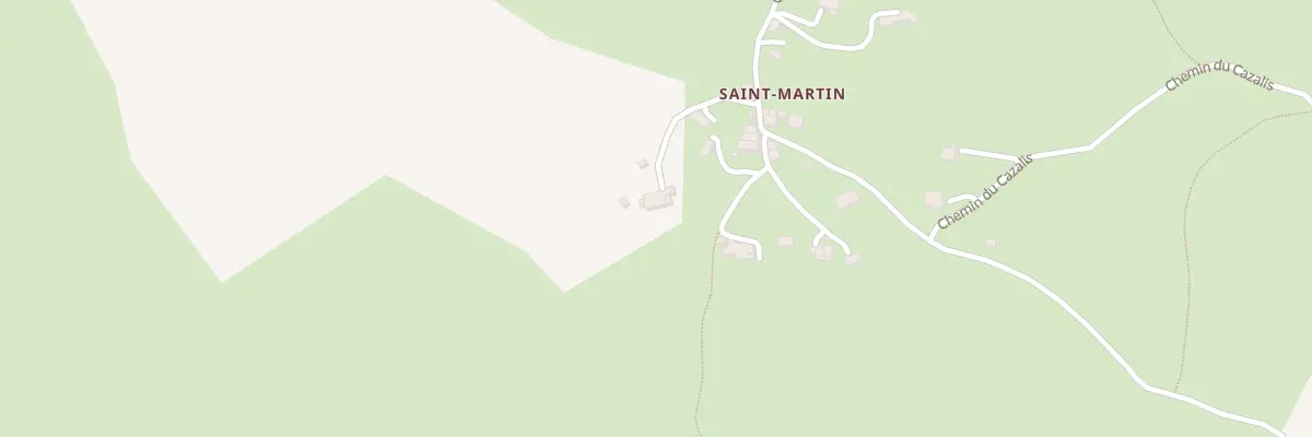 Plan du 100 Saint Martin à Roquefixade